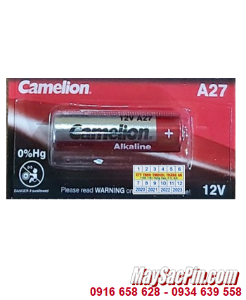 Camelion A27, Pin Remote cửa 12v Camelion A27 Plus Alkaline _Giá/1viên
